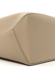 Classic Calfskin Small Puzzle Edge Bag Soft White Paper Craft