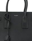 Grained Calfskin Large Sac De Jour Carryall Black