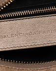 Agneau Giant 12 Rose Gold Hardware Work Gris Poivre