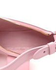 Smooth Calfskin Medium Strap Ava Triomphe Shoulder Pastel Pink