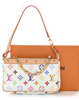 LV X TM Monogram Multicolor Pochette Accessories White