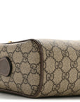 GG Supreme Monogram Web Small Ophidia Shoulder Bag Brown
