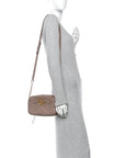 Calfskin Matelasse Small GG Marmont Chain Shoulder Bag Porcelain Rose