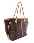 Monogram My LV Heritage Neverfull MM Fuchsia Black