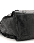 Arena Lambskin Brass Hardware Le City Travel Bag Black