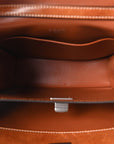 Vegetable Tanned Lambskin Mini Rodeo Top Handle Handbag Tan Cowboy