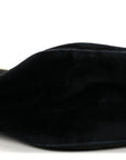 Velvet Matelasse Loved Embroidered Medium GG Marmont Shoulder Bag Black