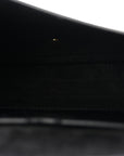Box Calfskin Medium Bobby Flap Black