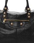 Agneau Giant 12 Gold Hardware Work Black