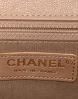 Caviar Quilted New Medium Boy Flap Dark Beige