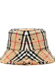 Tweed Check Bucket Hat M Archive Beige
