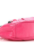 Agneau Arena Le Cagole Shoulder Bag XS Hot Pink