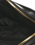 Dollar Calfskin Super Mini GG Marmont Chain Shoulder Bag Black