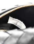 Calfskin Nappa Intrecciato Candy Wallace Black