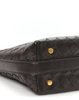 Calfskin Nappa Intrecciato Mini Wallace Fondant