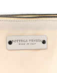 Nappa Intrecciato Canvas Fringe Maltinto Tote White