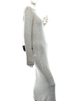 Sequin Paillettes Shiny Nappa Sex and the City Nano Maxi Buckle Baguette Charm Granata