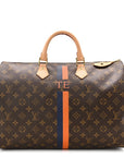 Monogram My LV Heritage Speedy 40 Orange Navy