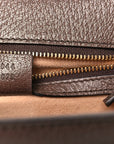 GG Supreme Monogram Web Small Ophidia Flap Messenger Bag Brown