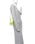 Calfskin Crocodile Embossed Le Chiquito Light Green
