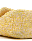 Tweed Quilted Medium CHNL 19 Flap Yellow Pink