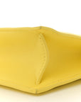 Smooth Calfskin La Petite Pochette Rond Carre Yellow