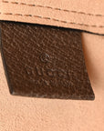 GG Supreme Monogram Web Large Ophidia Vertical Shopping Tote Brown