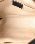 Pebbled Calfskin Small Soho Disco Bag Black