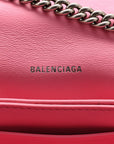 Crushed Calfskin Quilted XS Crush Chain Bag Sweet Pink