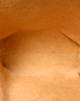 Suede Shearling Triomphe Medium Cabas Anais Natural