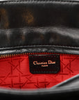 Lambskin Cannage Medium Lady D1OR Black
