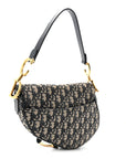 Oblique Saddle Bag Blue