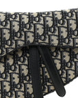 Oblique Saddle Bag Blue