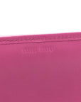 Nappa Matelasse Wallet On Chain Fuxia