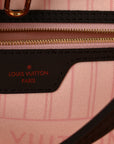 Damier Ebene Neo Neverfull MM Rose Ballerine