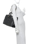 Calfskin Small Deauville Tote Black
