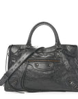 Arena Lambskin Classic Hardware Medium Le City Black