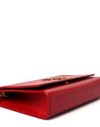 Grain De Poudre Medium Monogram Kate Satchel Red