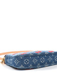 LV X TM Monogram Denim Cerises Pochette Accessories Blue