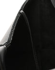 Grained Calfskin Maxi Intrecciato Arco Black