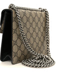 GG Supreme Monogram Mini Dionysus Shoulder Bag Black