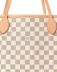 Damier Azur Neo Neverfull MM Rose Ballerine