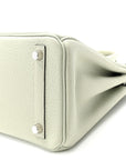 Togo Birkin 25 Gris Neve