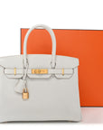Togo Birkin 30 Gris Pale