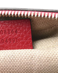 Pebbled Calfskin Small Soho Disco Bag Tabasco Red
