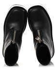 Calfskin Torino Ankle Boots 36 Black