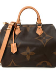 Reverse Monogram Giant Speedy Bandouliere 30