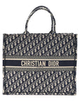 Oblique Large Book Tote Blue Multicolor