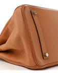 Taurillon Novillo Sea Surf and Fun Birkin 35 Toffee