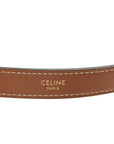 Triomphe Canvas Calfskin Ava Shoulder Bag Tan